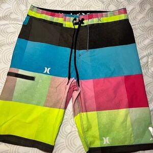 Hurley Men's Multicolor Phantom Swim Shorts